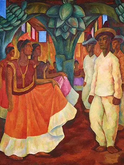 Dance in Tehuantepec Diego Rivera